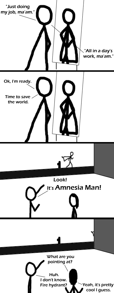 Amnesia Man: Ready to Save the World