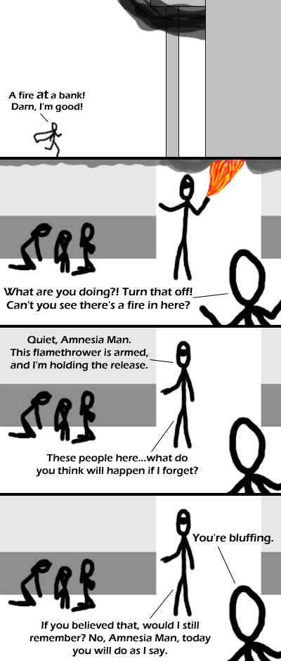 Amnesia Man: Flamethrower