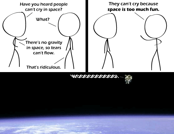 You Can't Cry In Space